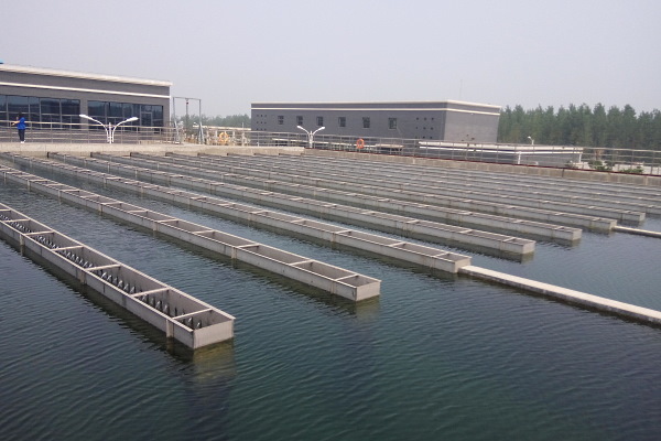 Wastewater treatment plant construction