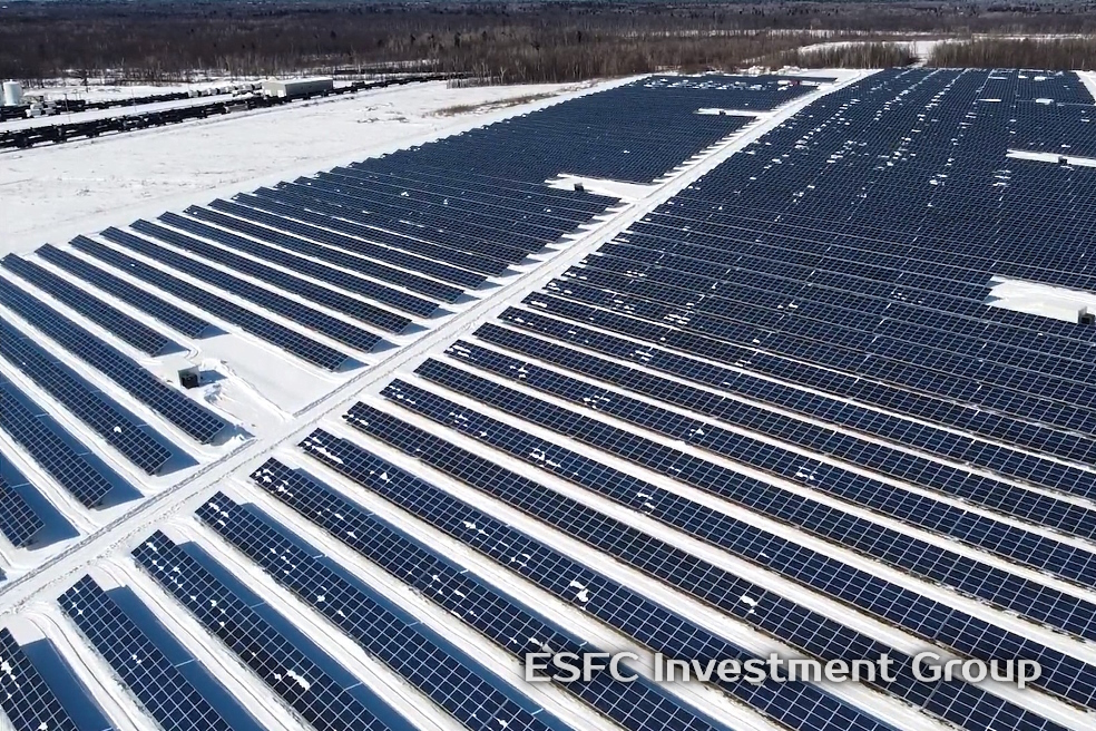 Investment services in solar energy sector