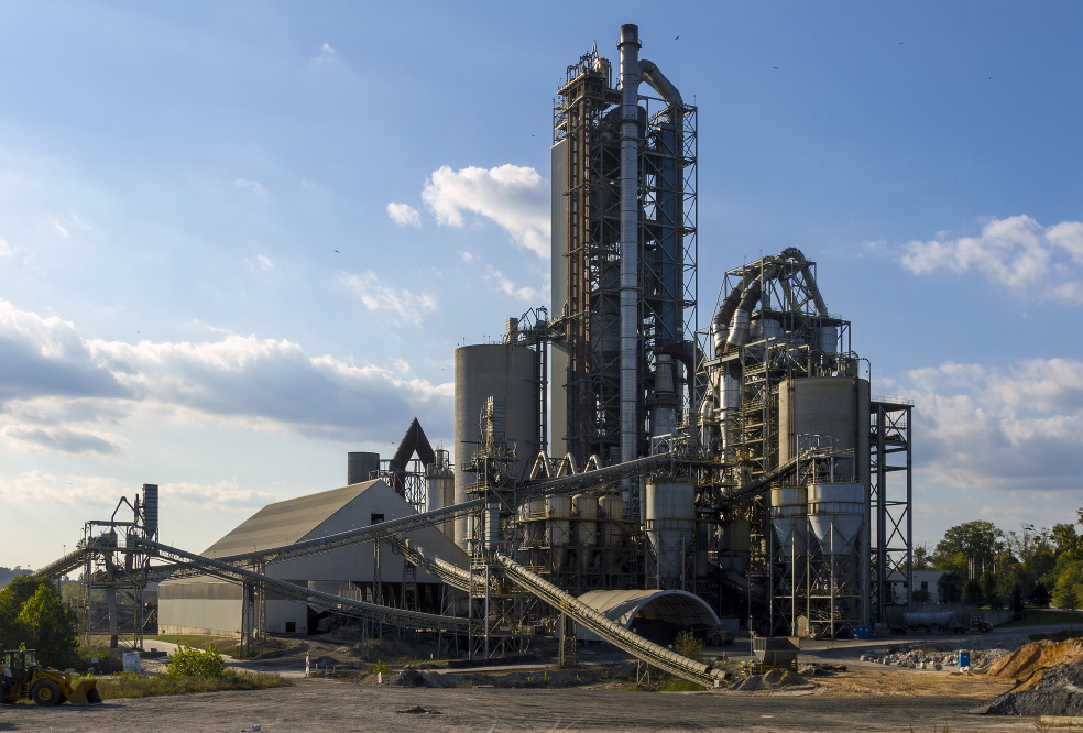 Improving environmental performance of cement plant