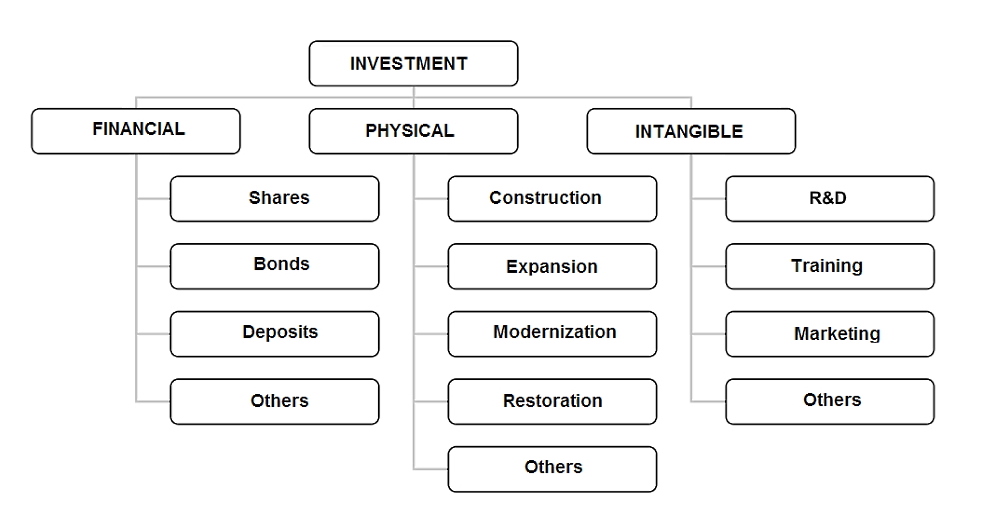 Main types of investments